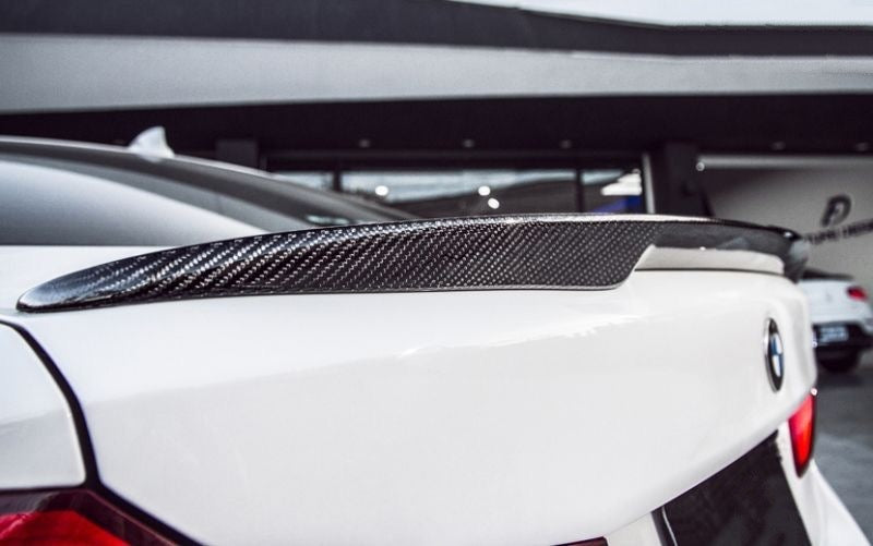 Carbon Fiber FOR BMW 5-Series F10 M4 Type Rear Trunk Spoiler Sport