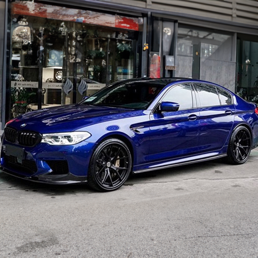 BMW M5 (F90/F90N) Jupes latérales en fibre de carbone style 3D