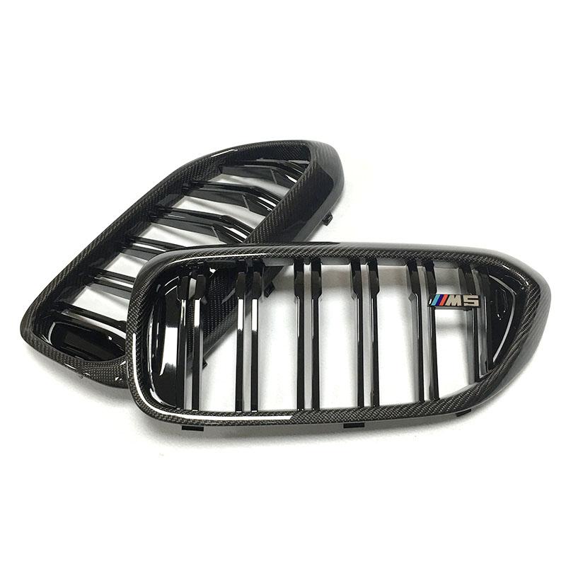 BMW 5 Series (G30/G31) M Style Carbon Fibre Front Grilles