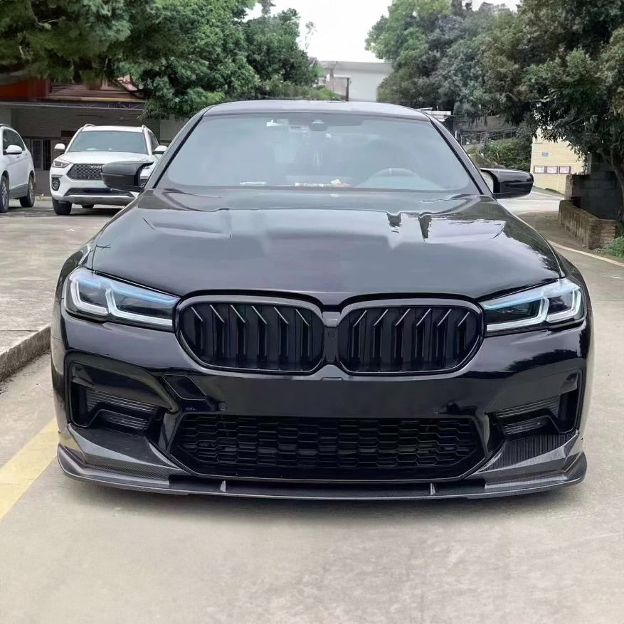 BMW M5 (F90) 3D Design Style Carbon Fibre Front Lip Spoiler