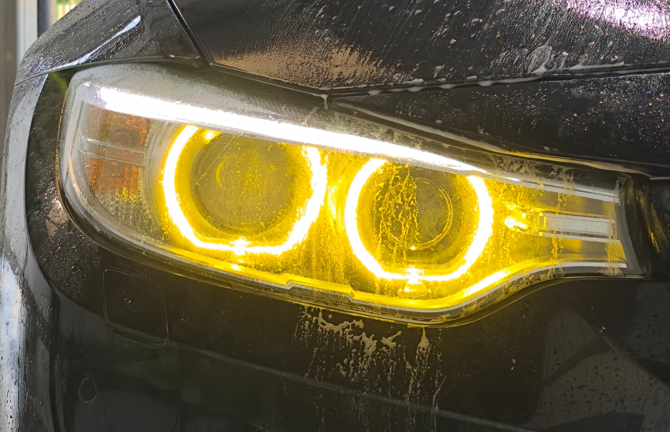 BMW 3 Series LCI (E92/E93) CSL Yellow DRL Headlight Module Replacements (Xenon Headlight)