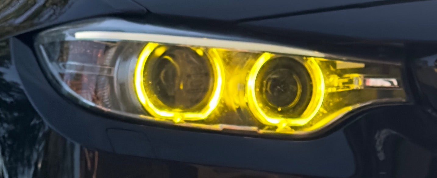 BMW 3 Series LCI (E92/E93) CSL Yellow DRL Headlight Module Replacements (Xenon Headlight)