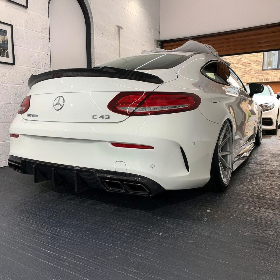 Mercedes Benz C63 (C205) Future Design Style Carbon Fibre Rear Spoiler