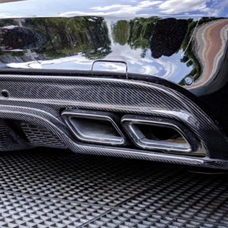 Mercedes Benz GLS63 (X166) OEM+ Black Chrome Exhaust Tips