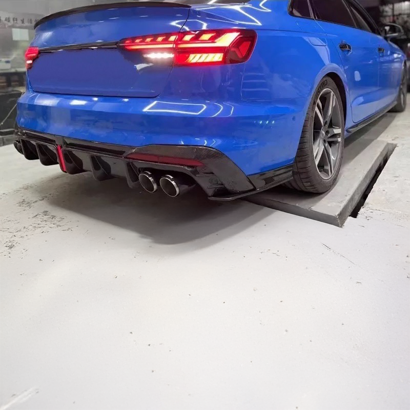 Audi A4/S4 (B9.5) Karbel Style Carbon Fiber Rear Diffuser