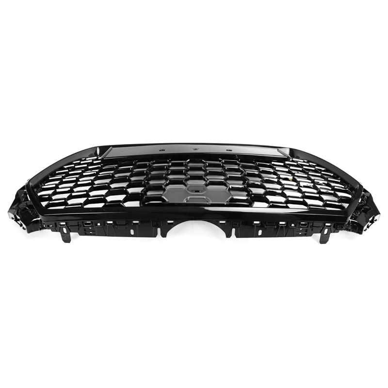 Audi A4/S4 (B9) RS4 Style Gloss Black Honeycomb Front Grille - Twenty Two Tuning Front Grille