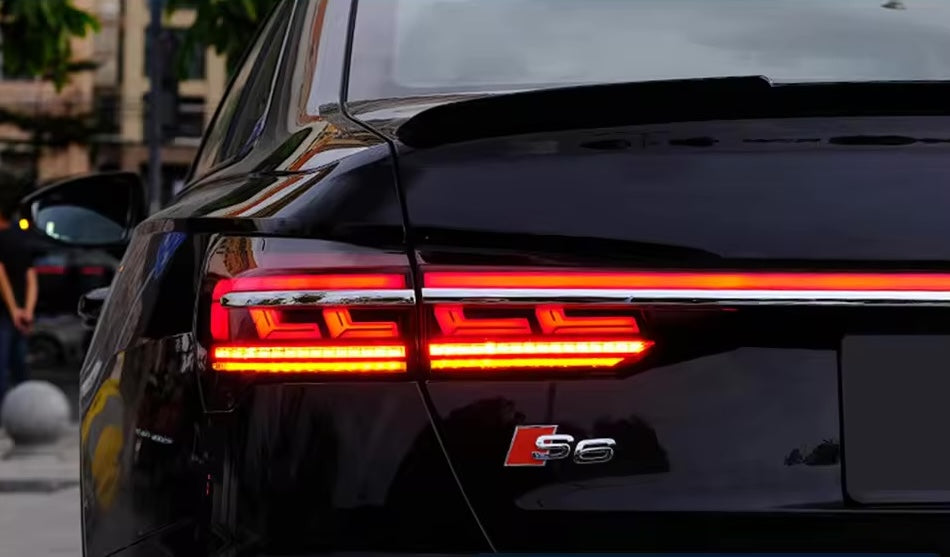 Audi A6/S6/RS6 (C8) Matrix style Rear Tail lights with Light Bar