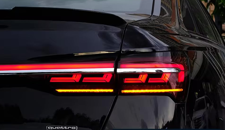 Audi A6/S6/RS6 (C8) Matrix style Rear Tail lights with Light Bar