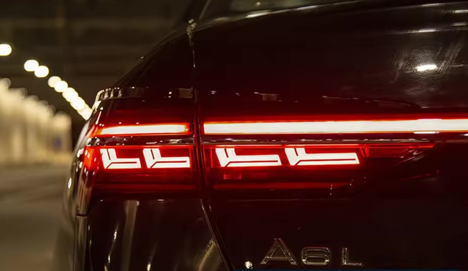 Audi A6/S6/RS6 (C8) Matrix style Rear Tail lights with Light Bar