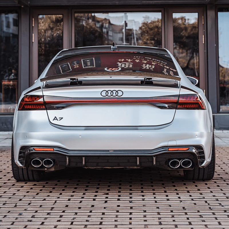 Audi A7/S7 (C8) BCTXE Style Carbon Fibre Rear Diffuser Ver.1 - Twenty Two Tuning Rear Diffuser