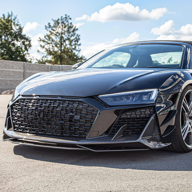 Audi R8 V10 Facelift (4S) Capristo Style Carbon Fibre Front Canards