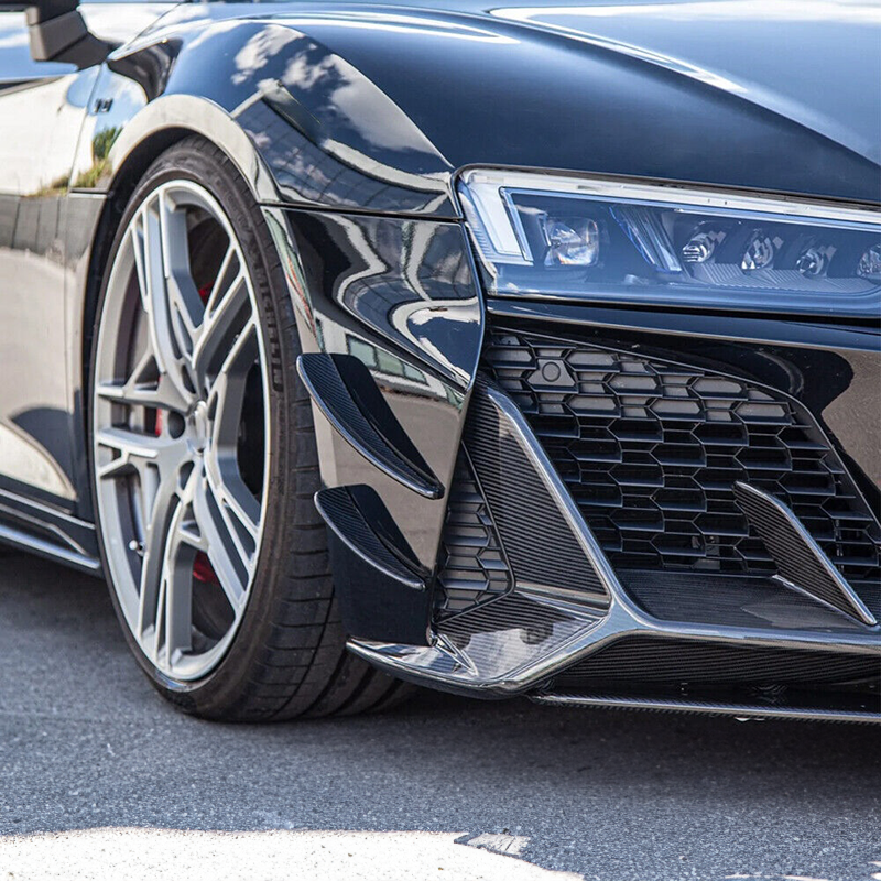 Audi R8 V10 Facelift (4S) Capristo Style Carbon Fibre Front Canards