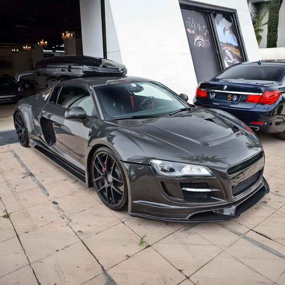 Audi R8 V8/V10 (Type 42) PPI Style Carbon Fibre Hood/Bonnet