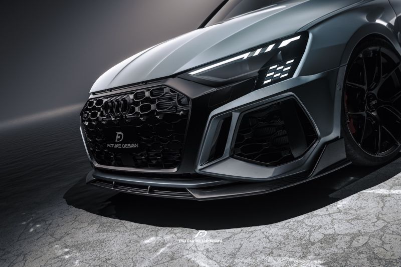 Audi RS3 (8Y) Hatchback Future Design Carbon Fibre Front Lip