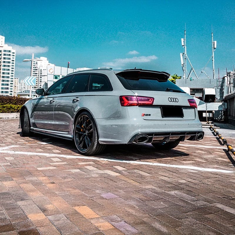 Audi RS6 Avant (C7/C7.5) Audi Performance Style Carbon Fibre Side Skirts - Twenty Two Tuning Side Skirts