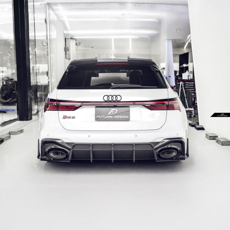 Audi RS6 Avant (C8) Future Design Carbon Fibre Rear Roof Spoiler