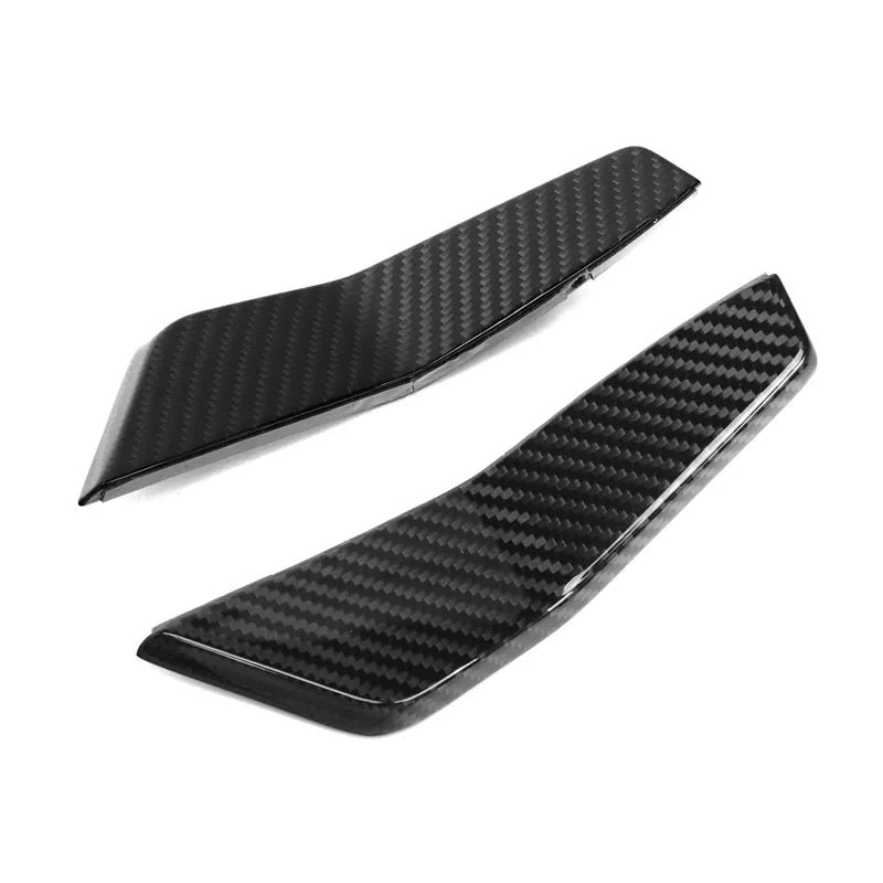 Canards de pare-chocs avant en fibre de carbone de style OEM pour Audi RS7 (C8)