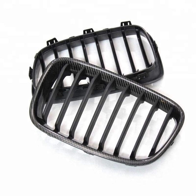 BMW 1 Series (F20/F21) OEM+ Carbon Fiber Front Grilles - Twenty Two Tuning Front Grille