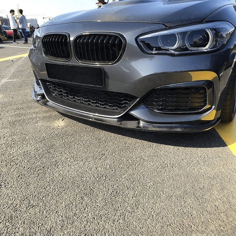 BMW 1 Series (F20/F21) OEM+ Replacement Carbon Fibre Front Fog Trims - Twenty Two Tuning Front Canards/Bumper Inserts