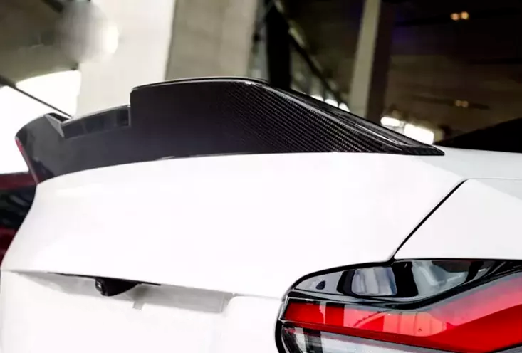 BMW 2 Series G42 Coupe M Performance Style Carbon Fibre Rear Spoiler - Manufactured from 100% Pre-Preg Carbon Fibre (Dry Carbon Fibre) This Rear Spoiler is lightweight and highly durable, with the quality being OEM in manufacturing. This Rear Spoiler is perfect for the BMW G42 2 Series M Sport Models.  