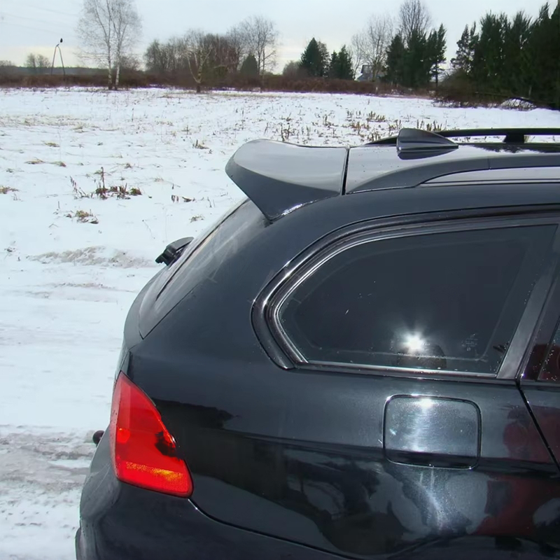 BMW 3 Series (E91) Estate JDM Style Carbon Fiber Rear Spoiler