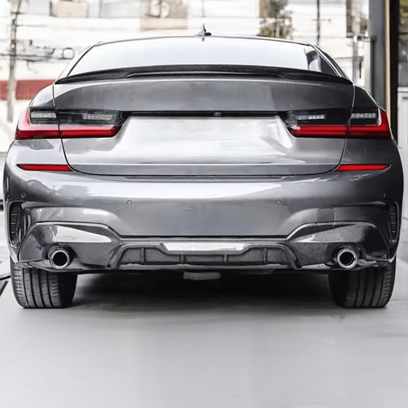 BMW 3 Series (G20) M Performance Style Carbon Fibre Rear Diffuser - Twenty Two Tuning Rear Diffuser