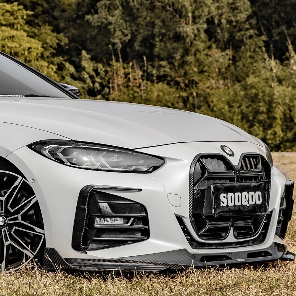 BMW 4 Series (G22/G23) SOOQOO Carbon Fibre Front Vent Trim Surrounds