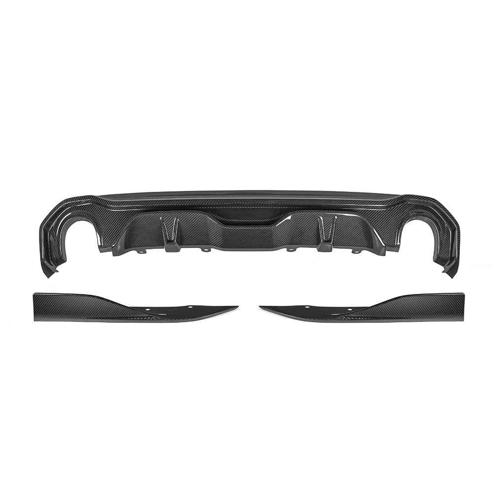 BMW 4 Series (G26) SOOQOO Carbon Fibre Rear Diffuser