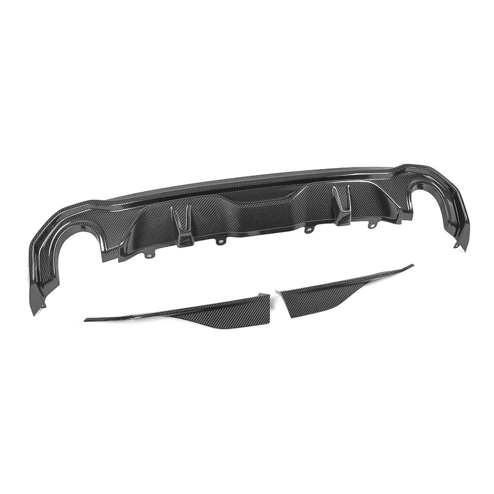 BMW 4 Series (G26) SOOQOO Carbon Fibre Rear Diffuser