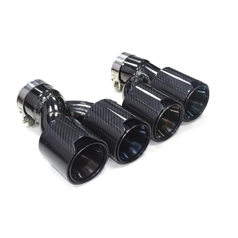 BMW 5 Series (G30/G31) M Performance Style Black Dual Exhaust Tips