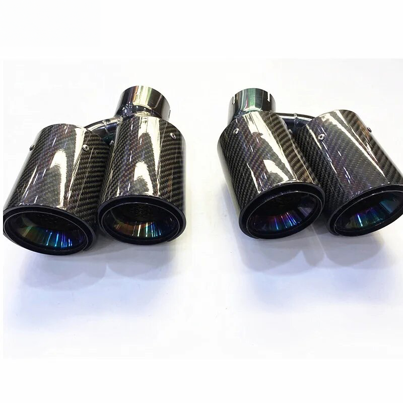 BMW 5 Series (G30/G31) M Performance Style Black Dual Exhaust Tips