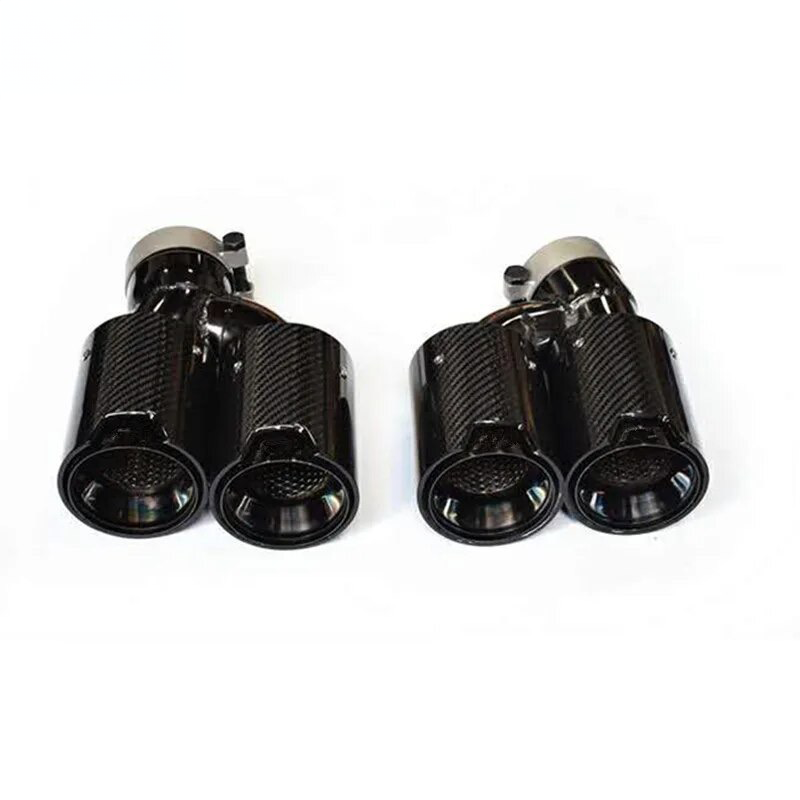 BMW 5 Series (G30/G31) M Performance Style Black Dual Exhaust Tips