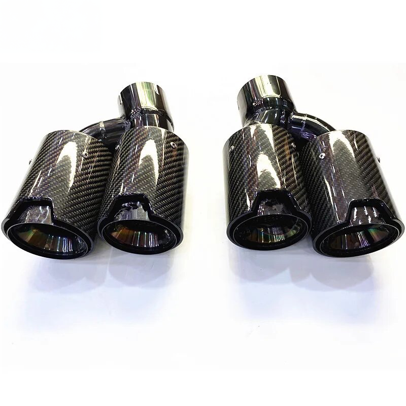 BMW 5 Series (G30/G31) M Performance Style Black Dual Exhaust Tips