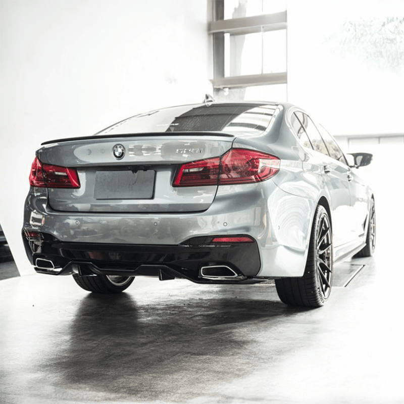 BMW 5 Series (G30/G31) M Performance Style Carbon Fiber Rear Diffuser - Twenty Two Tuning Rear Diffuser