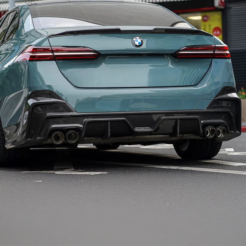 BMW 5 Series (G60) TAKD Style Carbon Fibre Rear Trunk Spoiler