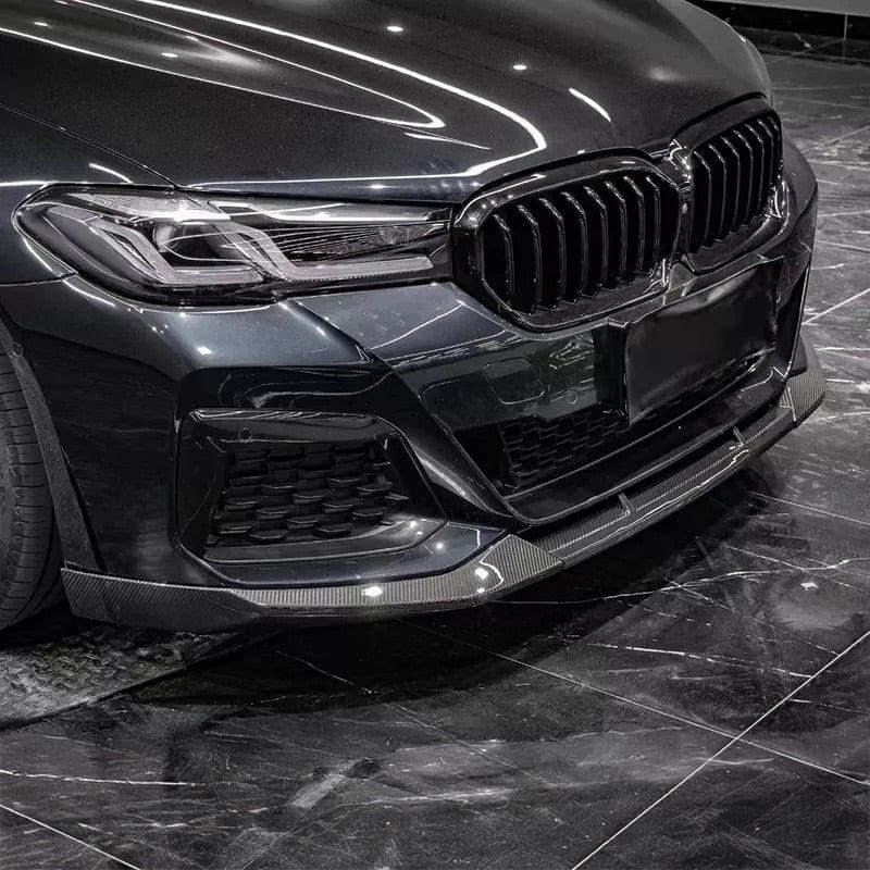 BMW 5 Series LCI (G30/G31) M Performance Style Carbon Fiber Front Lip - Twenty Two Tuning Front Lip