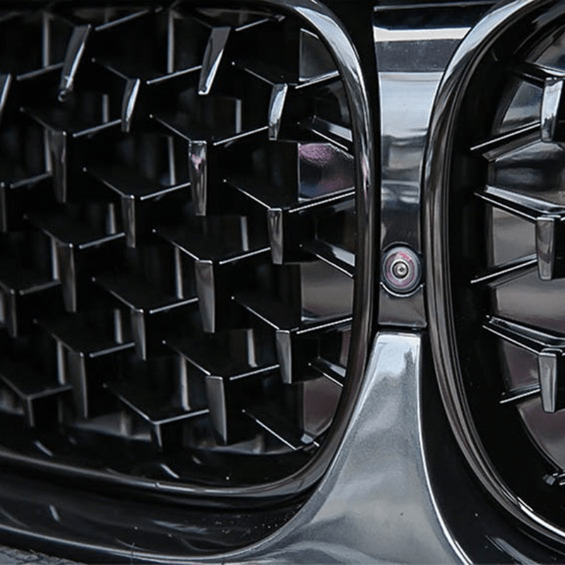 BMW 7 Series G11/G12 Pre-Facelift Gloss Black Diamond Style Front Grilles - Twenty Two Tuning Front Grille