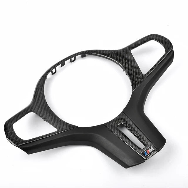 BMW X6M (F96) M Performance Style Carbon Fibre Steering Wheel Trim Replacement