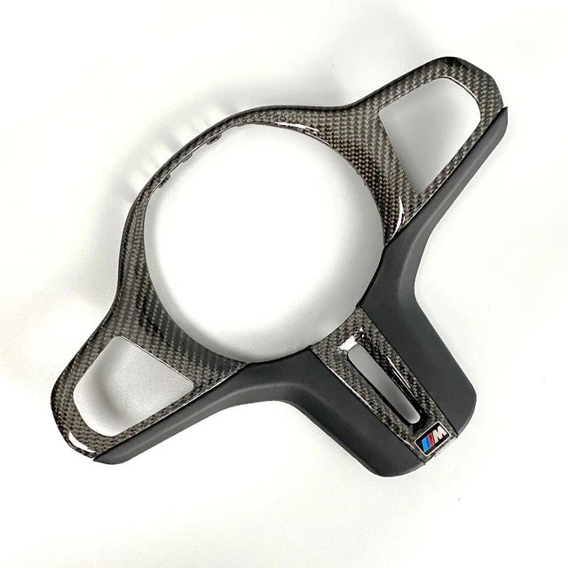 BMW 8 Series (G14/G15/G16) M Performance Style Carbon Fibre Steering Wheel Trim Replacement