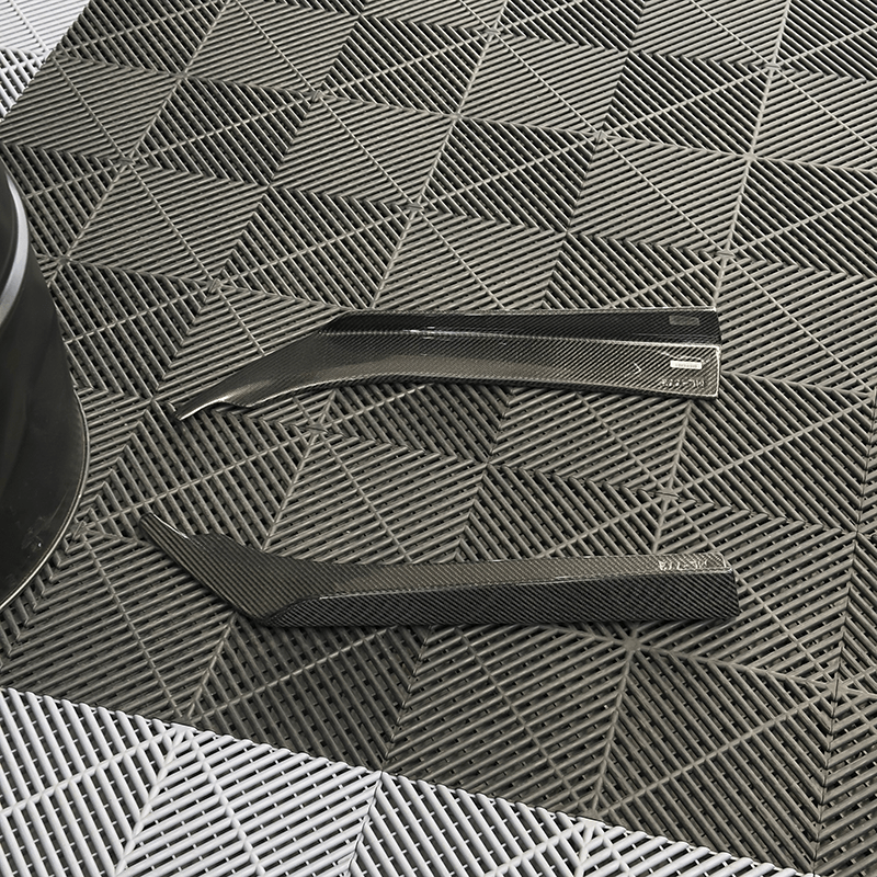 BMW/AUDI Universal Carbon Fibre Rear Bumper Canards - Twenty Two Tuning Rear Canards