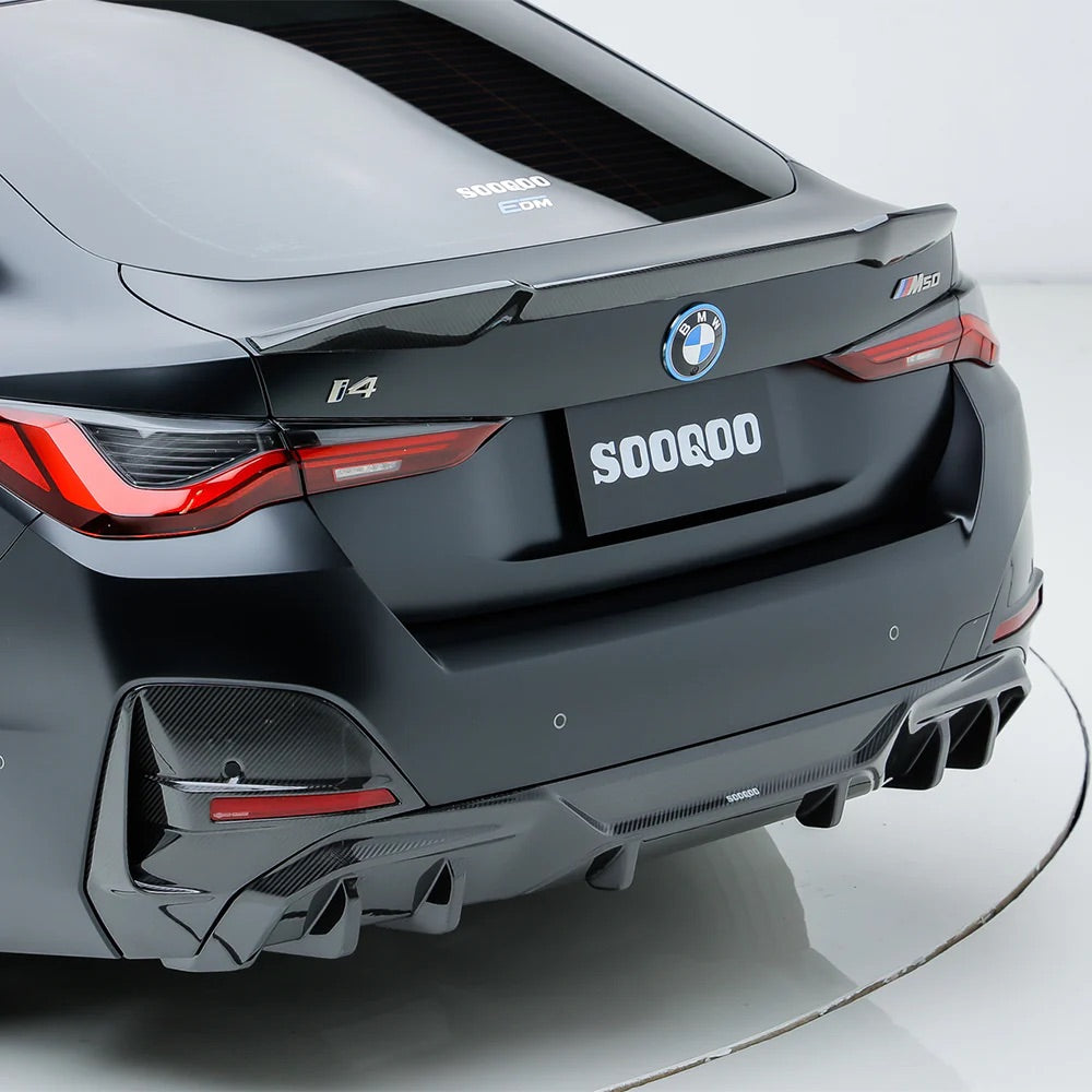 BMW I4/I4 M50 (G26) SOOQOO Carbon Fibre Rear Diffuser