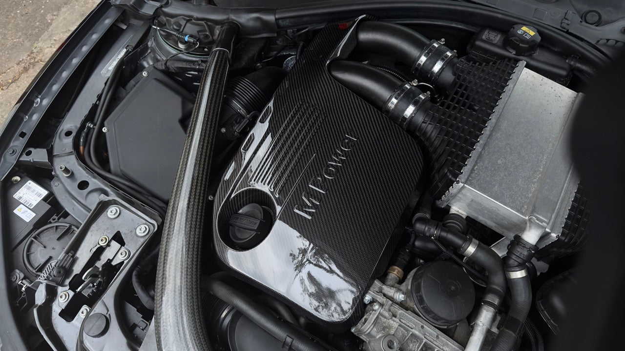 BMW M3/M4 (S55) M Performance Style Replacement Carbon Fibre Engine Cover