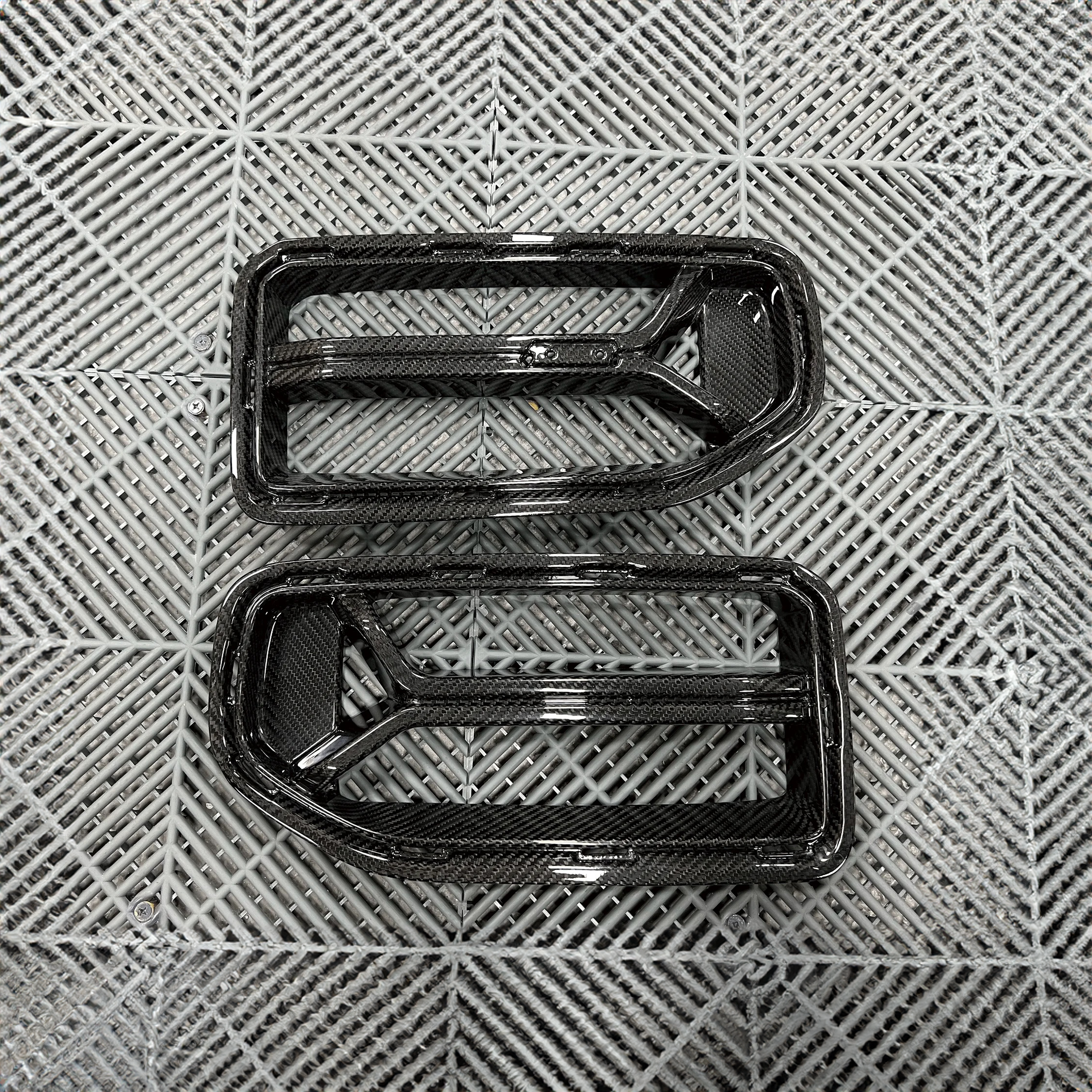 Garnitures de calandre en fibre de carbone BMW M2 (G87) M Performance Style