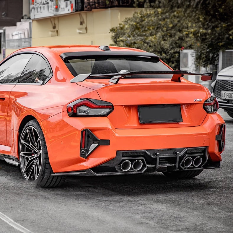 BMW M2 (G87) SOOQOO Carbon Fibre Rear Bumper Canards