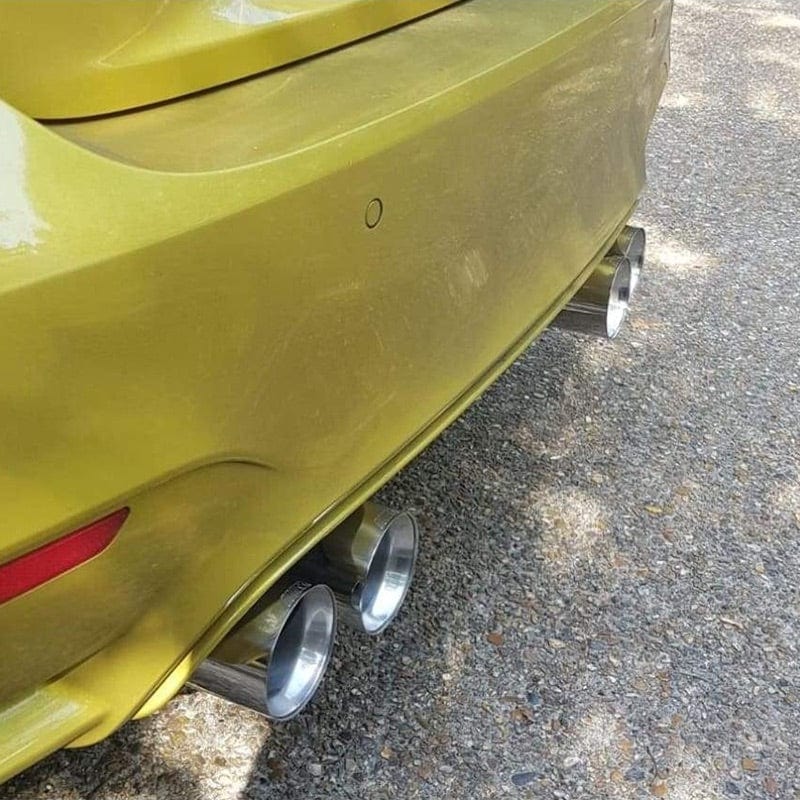 BMW M2/M2C (F87) Euro Style M Performance Exhaust Tips - Twenty Two Tuning Exhaust Tips