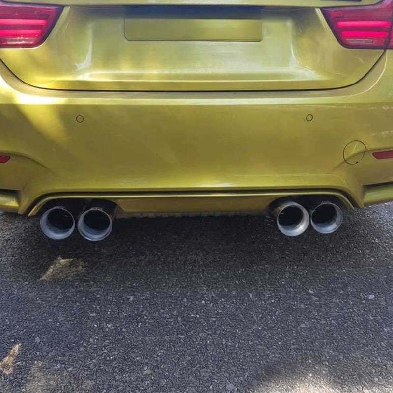 BMW M2/M2C (F87) Euro Style M Performance Exhaust Tips - Twenty Two Tuning Exhaust Tips