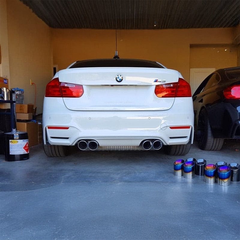 BMW M2/M2C (F87) Over-Sized Stainless Steel Exhaust Tips - Twenty Two Tuning Exhaust Tips