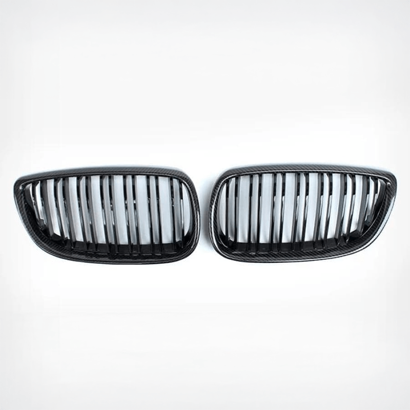 BMW M3 (E90/E92/E93) M Style Carbon Fibre Front Grilles - Twenty Two Tuning Front Grille