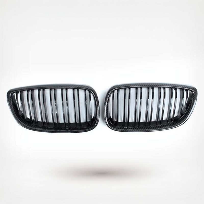 BMW M3 (E90/E92/E93) M Style Carbon Fibre Front Grilles - Twenty Two Tuning Front Grille