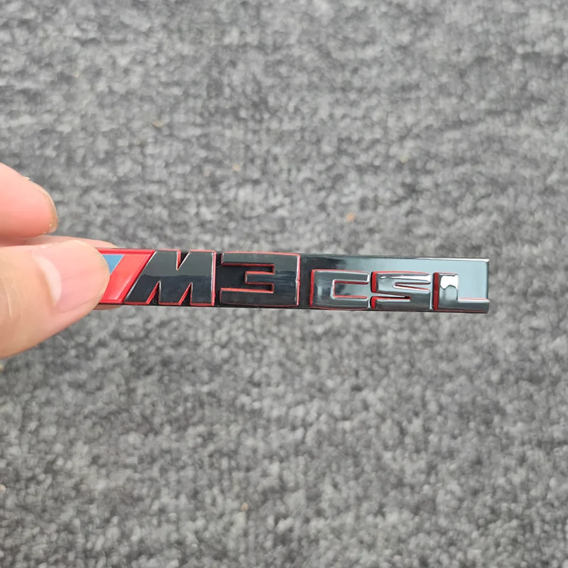 BMW M3 (G80/G81) Gloss Black CSL Style Grille Badge